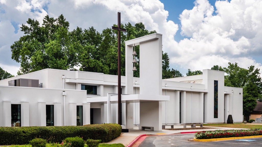 Corpus Christi Catholic Church Front Entrance