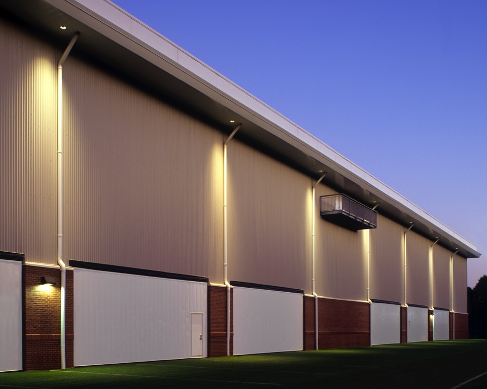 Georgia Tech Practice Facility Eastern View at Dusk